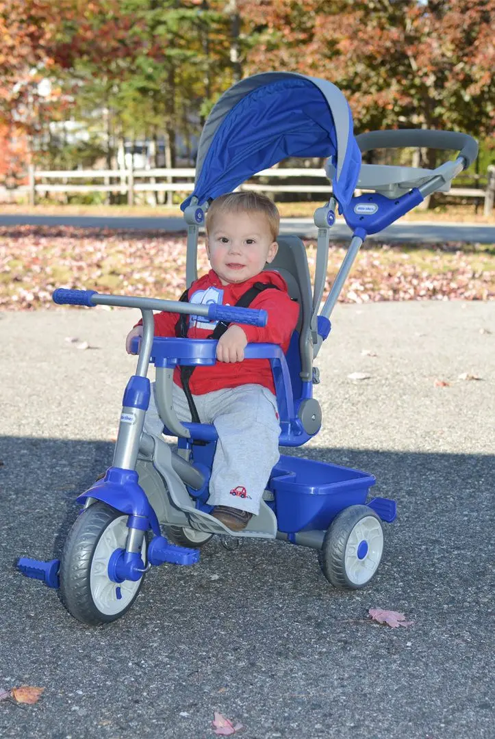 Трехколесный велосипед 4в1 Little Tikes Perfect Fit (Blue) - 4