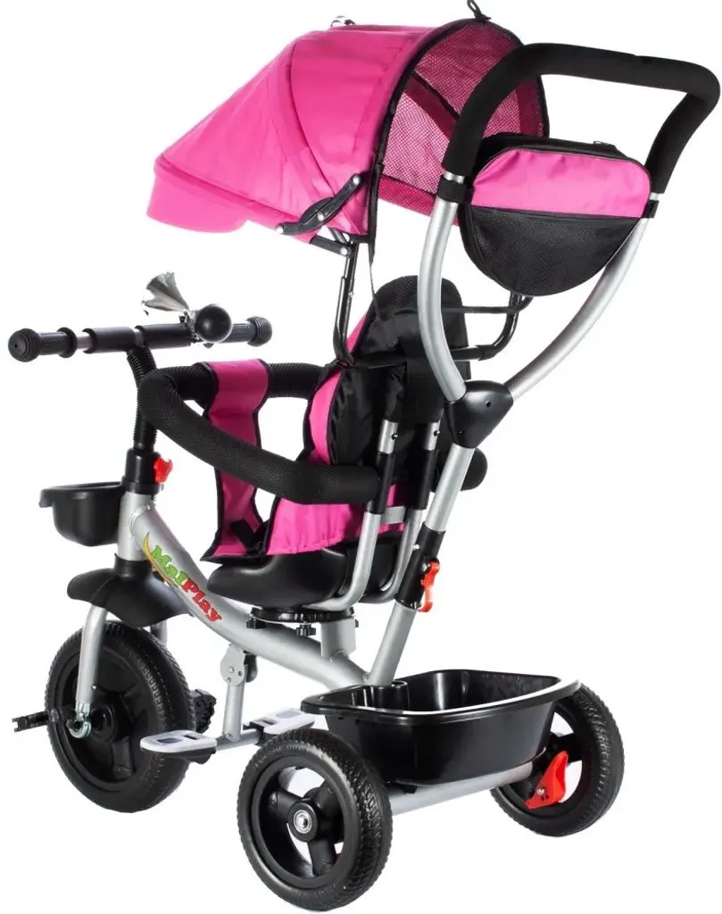 Tricicleta MalPlay 109347 (Pink/Black) - 2