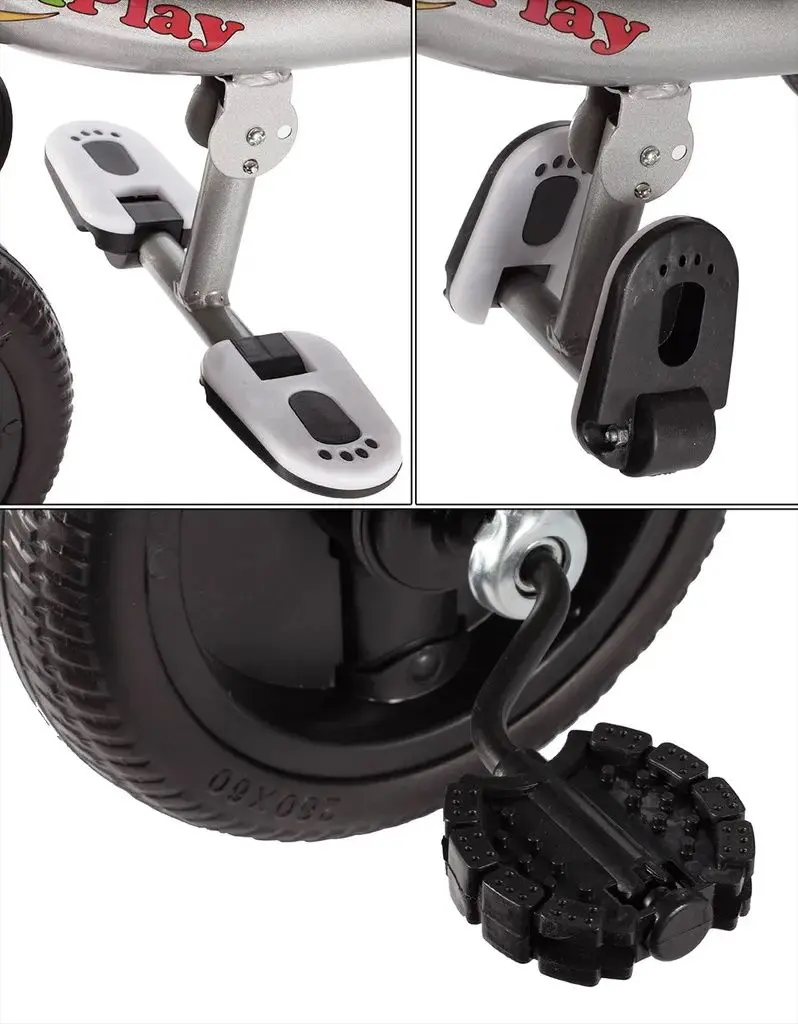 Tricicleta MalPlay 109347 (Pink/Black) - 4