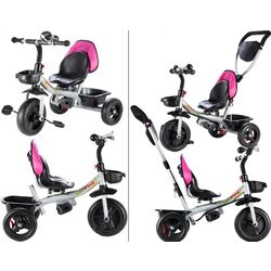 Tricicleta MalPlay 109347 (Pink/Black) Thumb