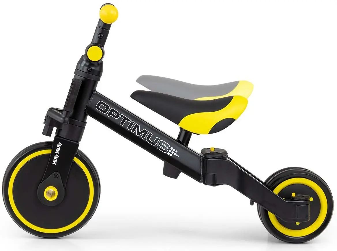 Tricicleta 3in1 Milly Mally Optimus (Black) - 4