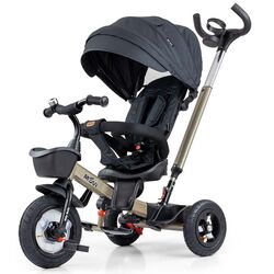 Tricicleta 5in1 Milly Mally Movi (Black/Gold)