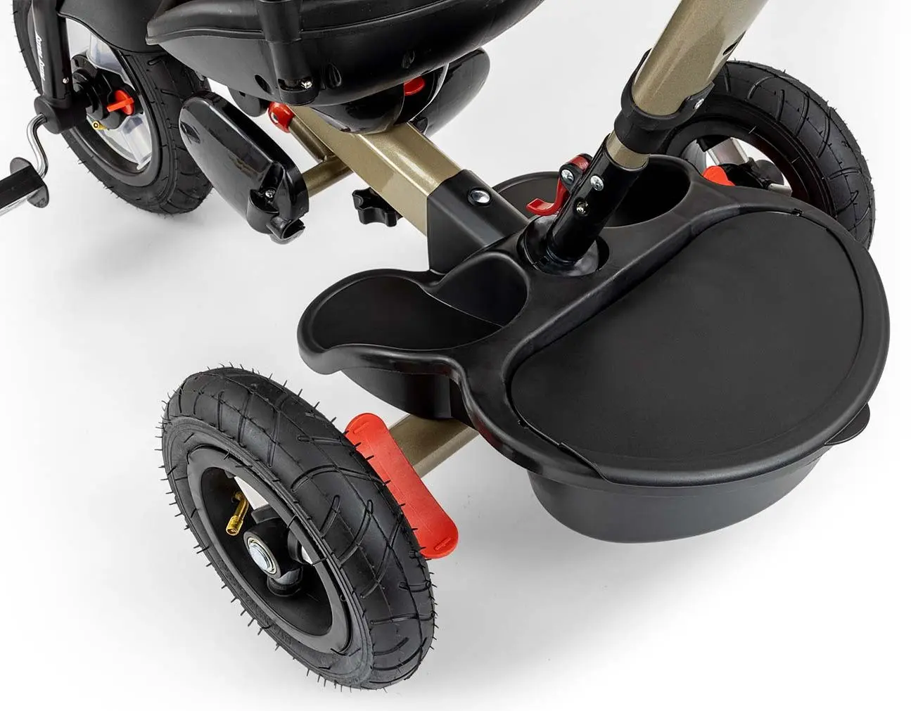 Tricicleta 5in1 Milly Mally Movi (Black/Gold) - 6