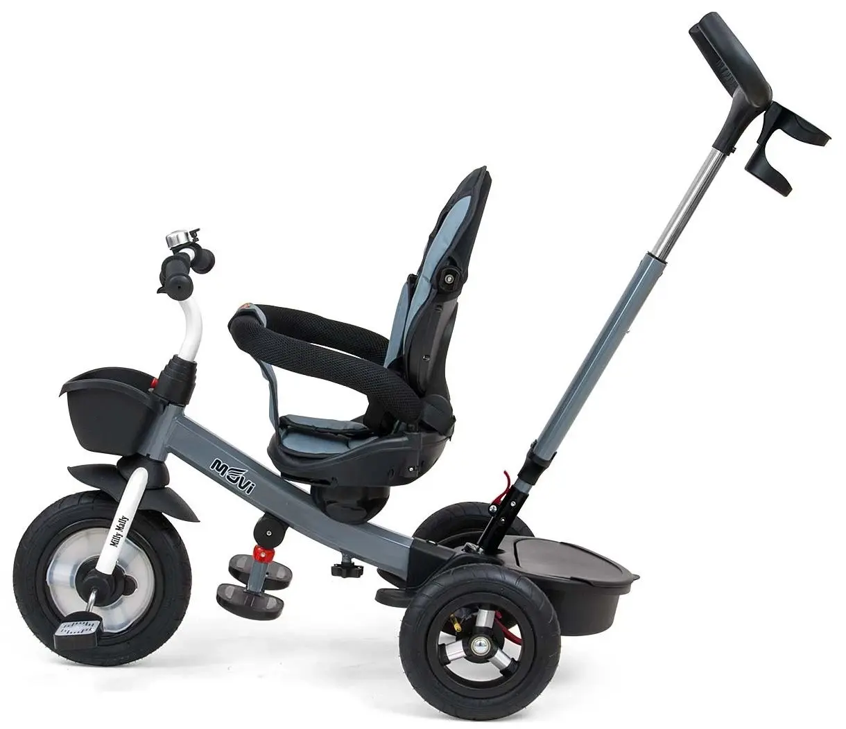 Tricicleta 5in1 Milly Mally Movi (Grey) - 3