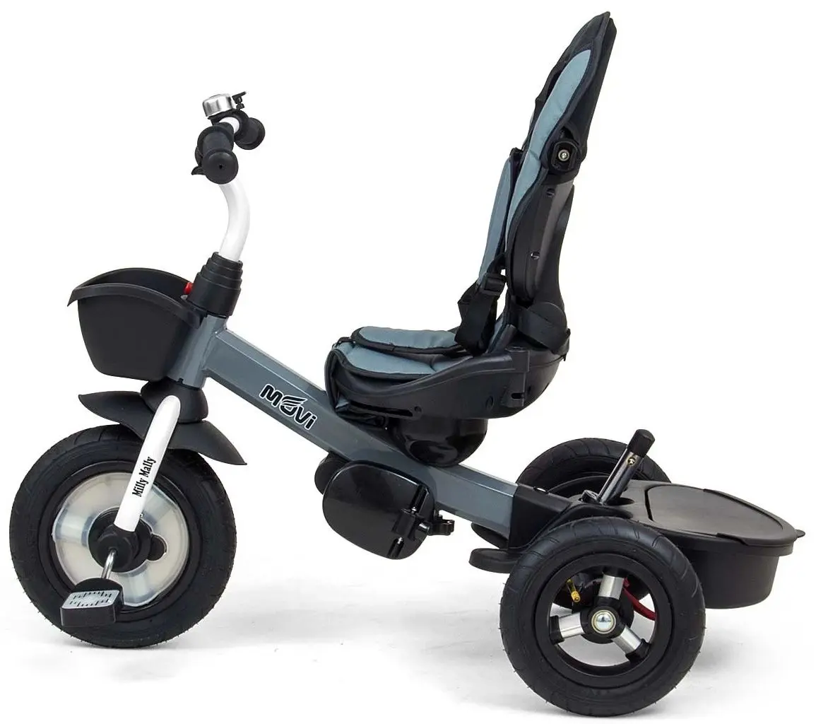 Tricicleta 5in1 Milly Mally Movi (Grey) - 4