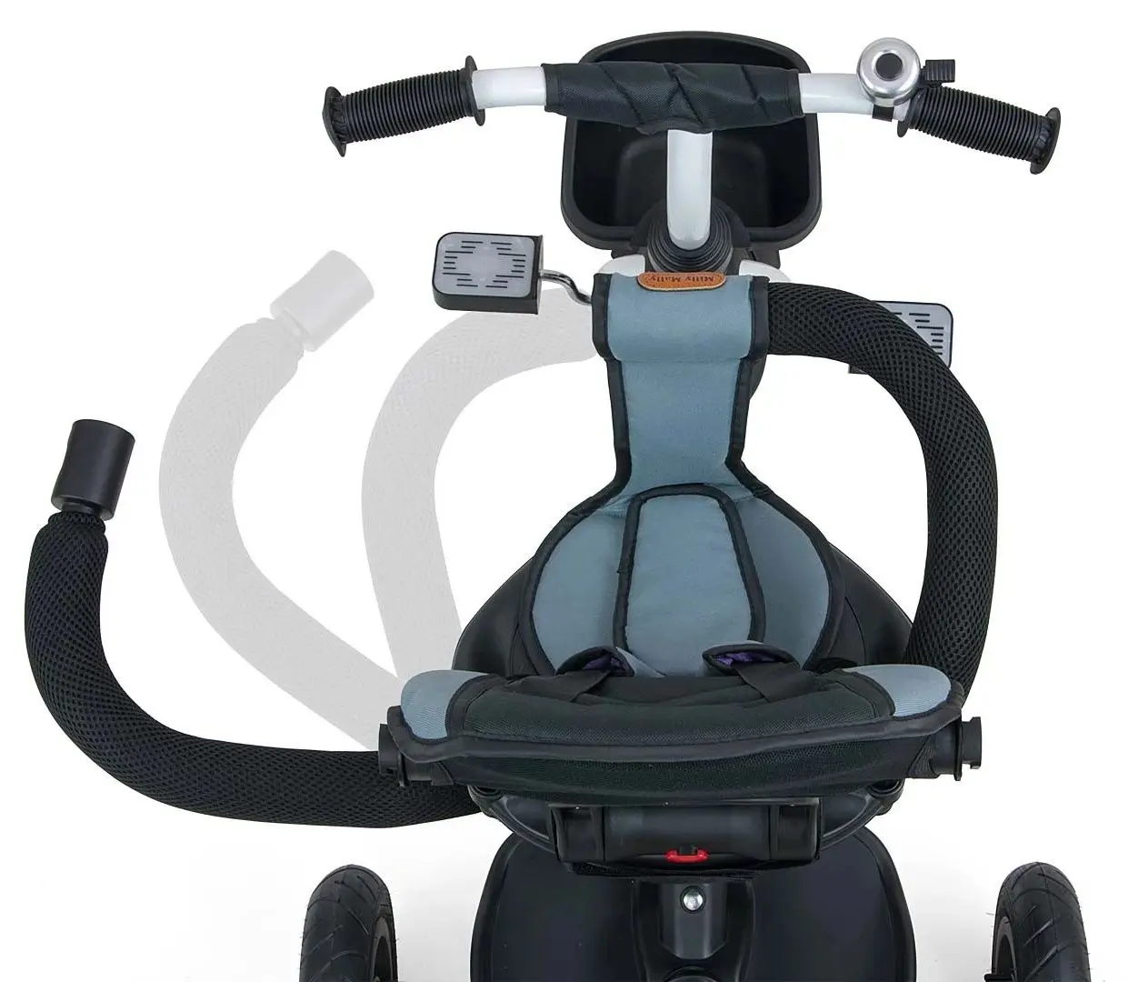 Tricicleta 5in1 Milly Mally Movi (Grey) - 5
