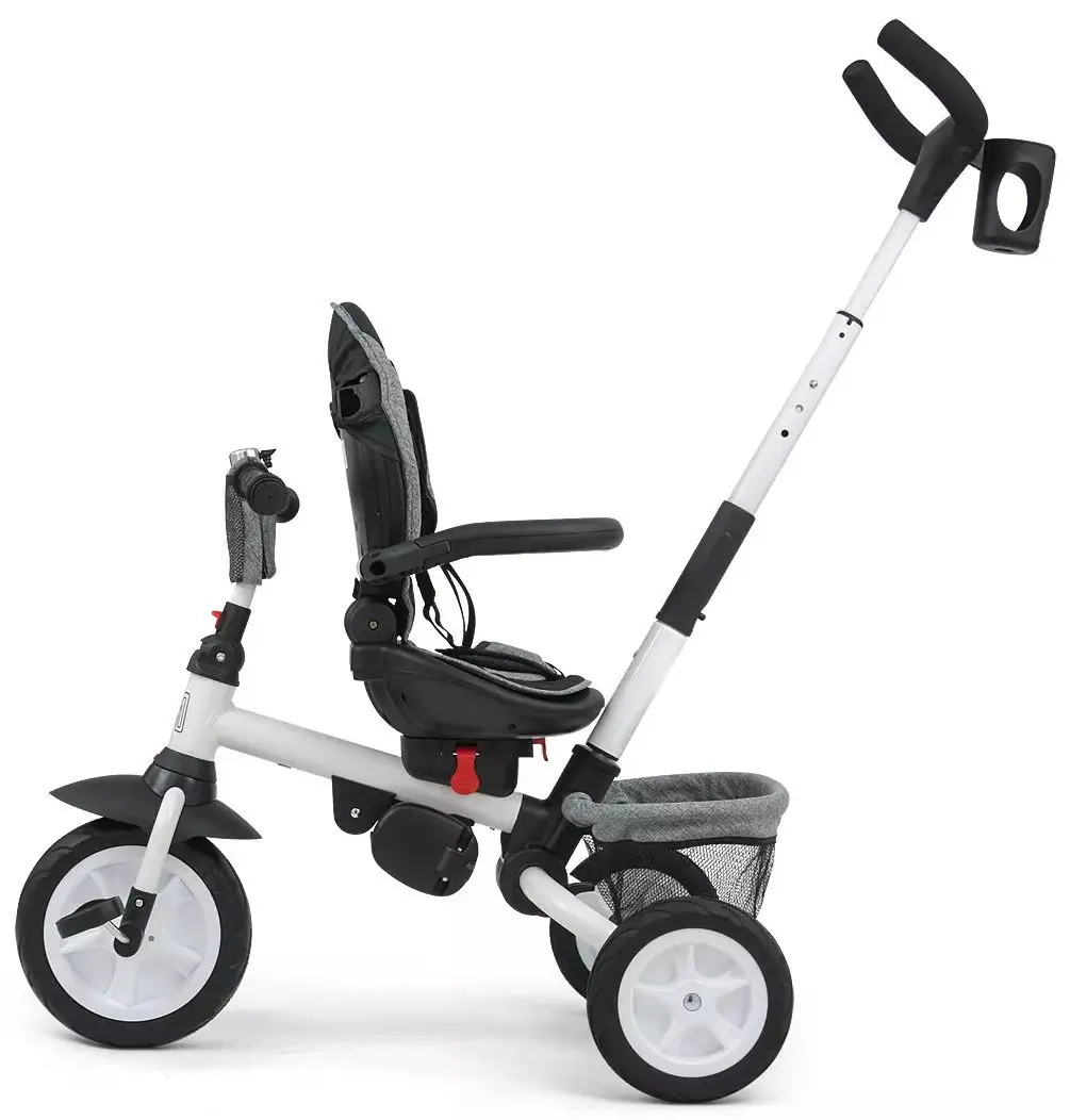 Tricicleta 6in1 Milly Mally Stanley Rubber (Grey) - 6