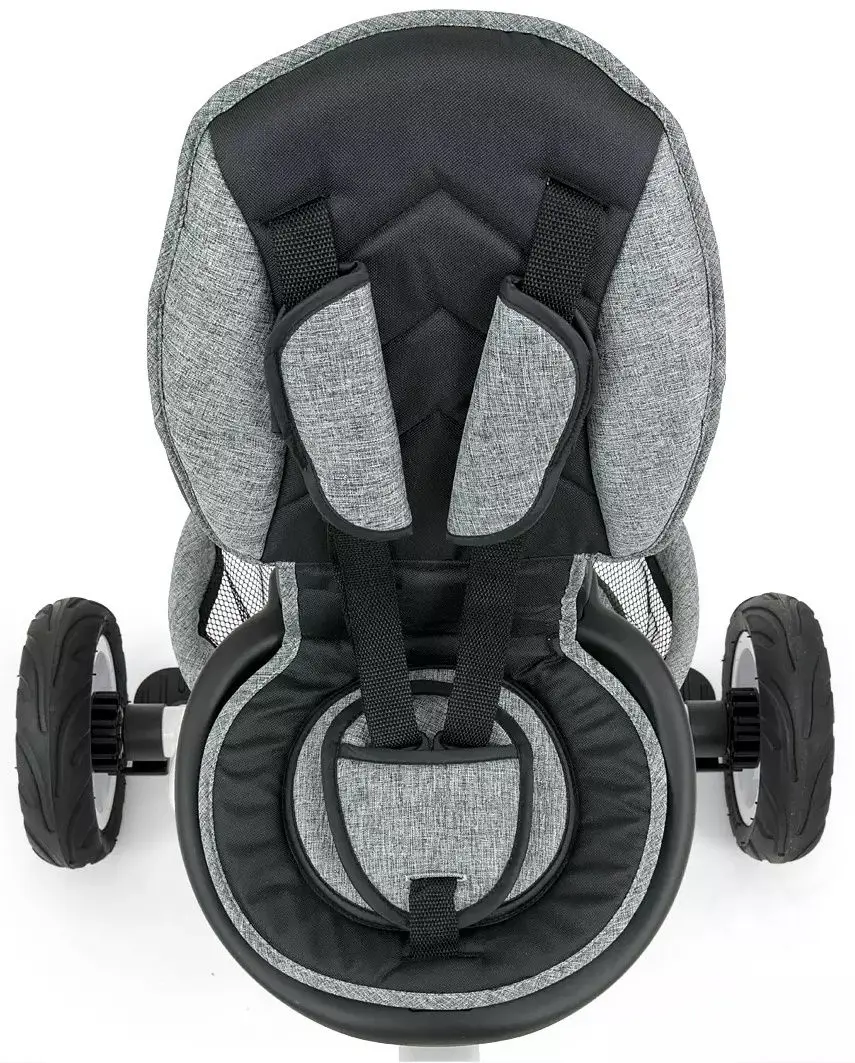 Tricicleta 6in1 Milly Mally Stanley Rubber (Grey) - 9
