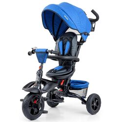 Tricicleta 6in1 Milly Mally Stanley Rubber (Navy/Black)