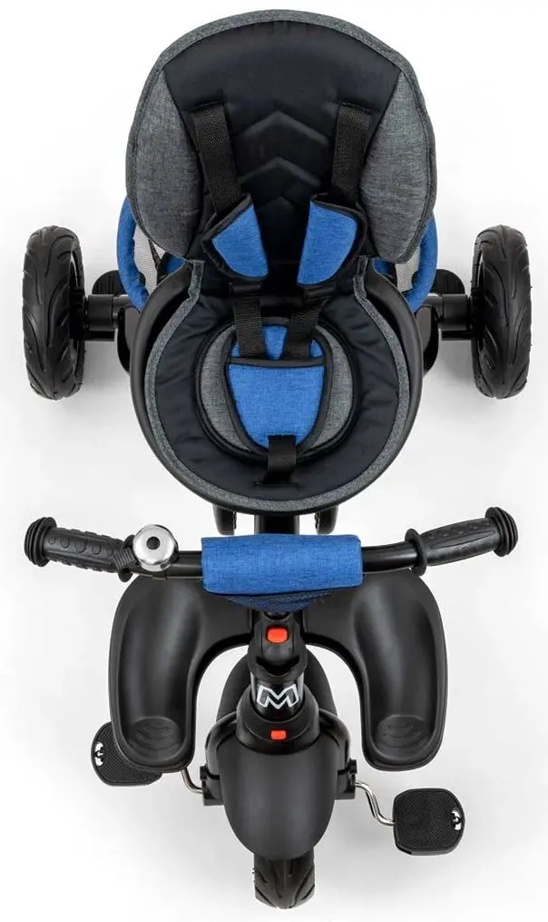 Tricicleta 6in1 Milly Mally Stanley Rubber (Navy/Black) - 10
