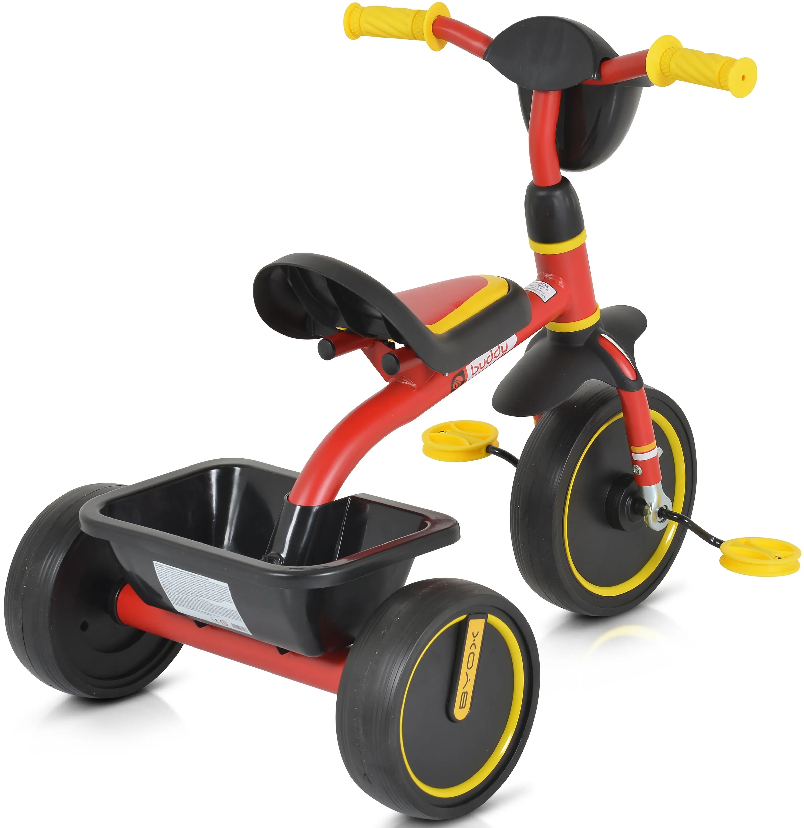 Трехколесный велосипед Byox Buddy (Red) - 3