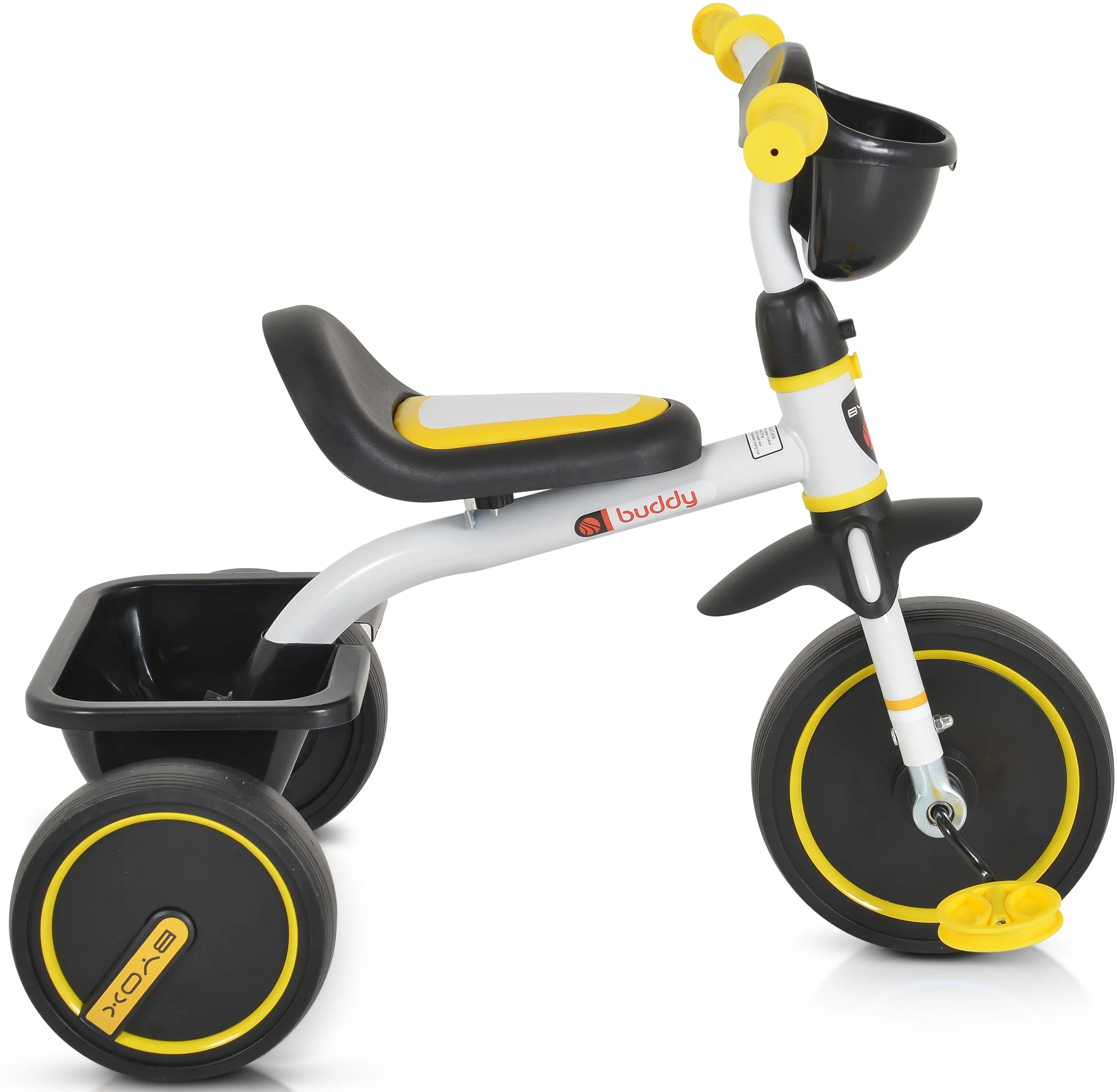 Трехколесный велосипед Byox Buddy (White) - 2