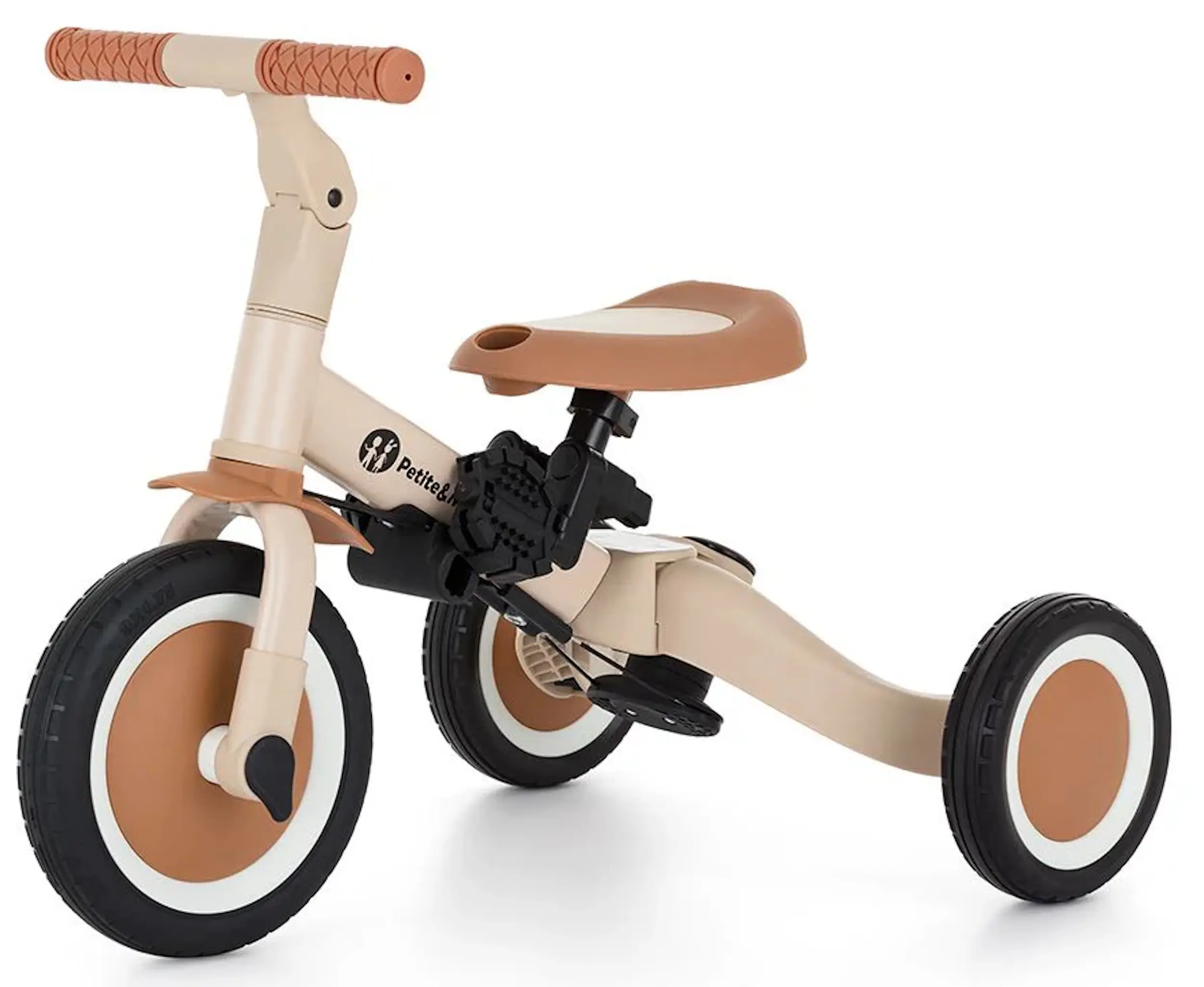 Трехколесный велосипед 5в1 Petite&Mars Turbo (Desert Sand) - 2