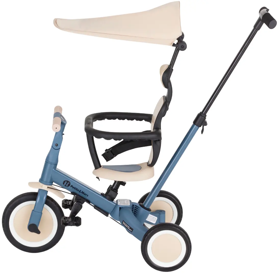 Tricicleta 5in1 Petite&Mars Turbo Plus (Ocean Blue)