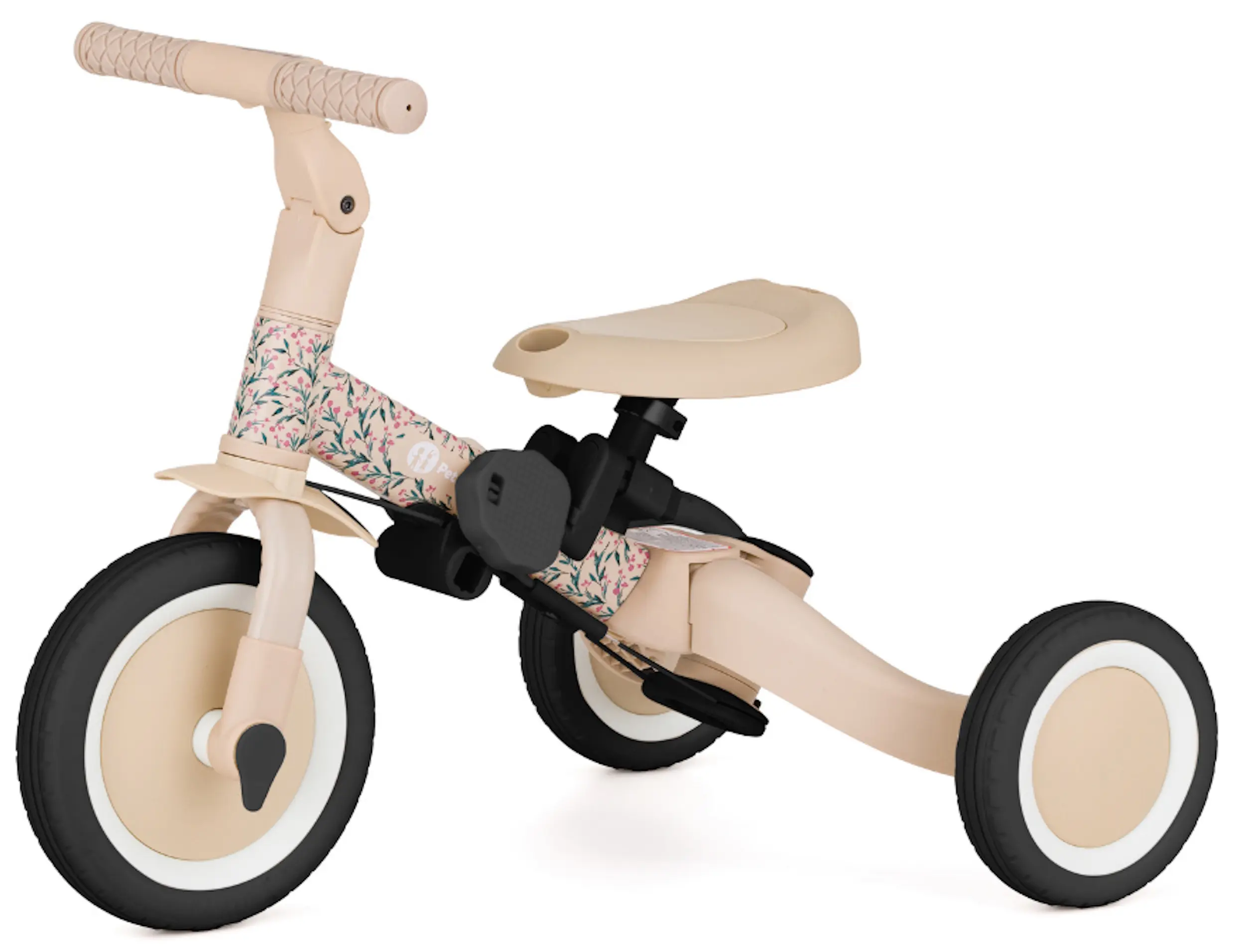 Трехколесный велосипед 5в1 Petite&Mars Turbo Plus (Pink Meadow) - 2