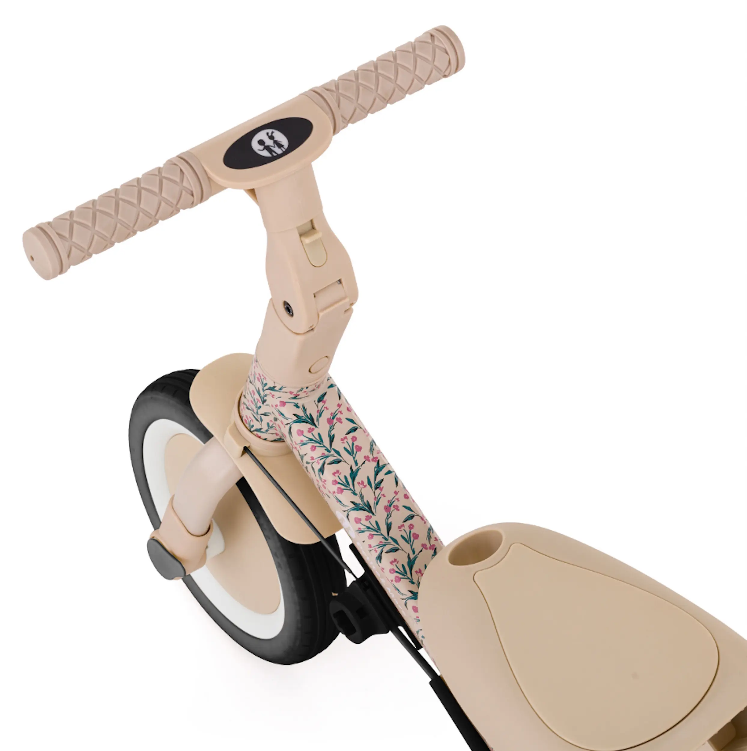 Трехколесный велосипед 5в1 Petite&Mars Turbo Plus (Pink Meadow) - 4