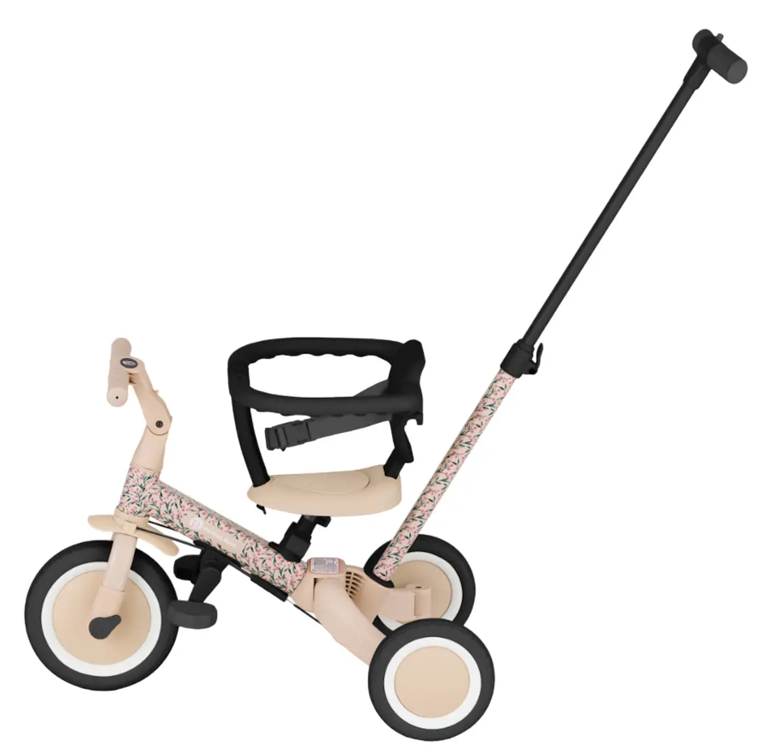 Трехколесный велосипед 5в1 Petite&Mars Turbo Plus (Pink Meadow)