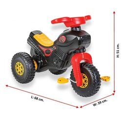 Tricicleta Pilsan Black Eagle (Black/Red) Thumb