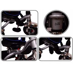 Трехколесный велосипед Playhouse Lux Trike (Blue/Black) Thumb