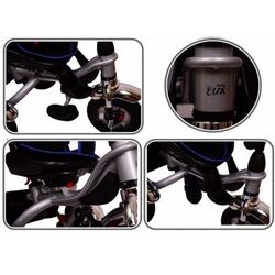 Трехколесный велосипед Playhouse Lux Trike (Purple/Black) Thumb