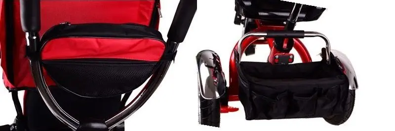 Трехколесный велосипед Playhouse Lux Trike (Red/Black) - 3