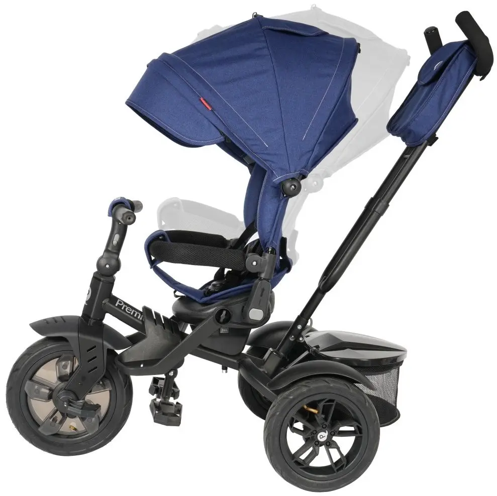 Tricicleta 6in1 Qplay Premium (Navy/Blue) - 2