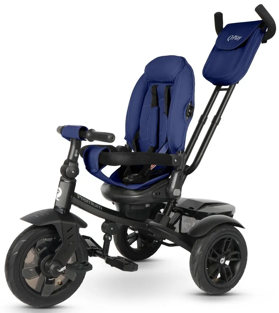 Tricicleta 6in1 Qplay Premium (Navy/Blue) - 4