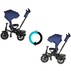 Tricicleta 6in1 Qplay Premium (Navy/Blue) Thumb