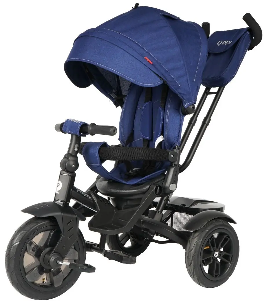 Tricicleta 6in1 Qplay Premium (Navy/Blue)