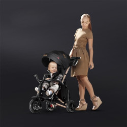 Tricicleta Qplay Nova Air Gold Limited Edition (Black/Gold) Thumb