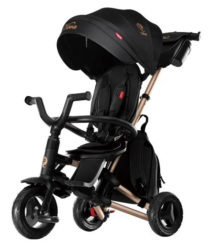 Tricicleta Qplay Nova Air Gold Limited Edition (Black/Gold)