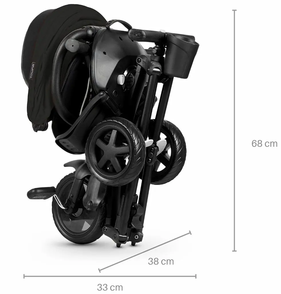 Трехколесный велосипед Qplay Nova Niello (Black) - 10