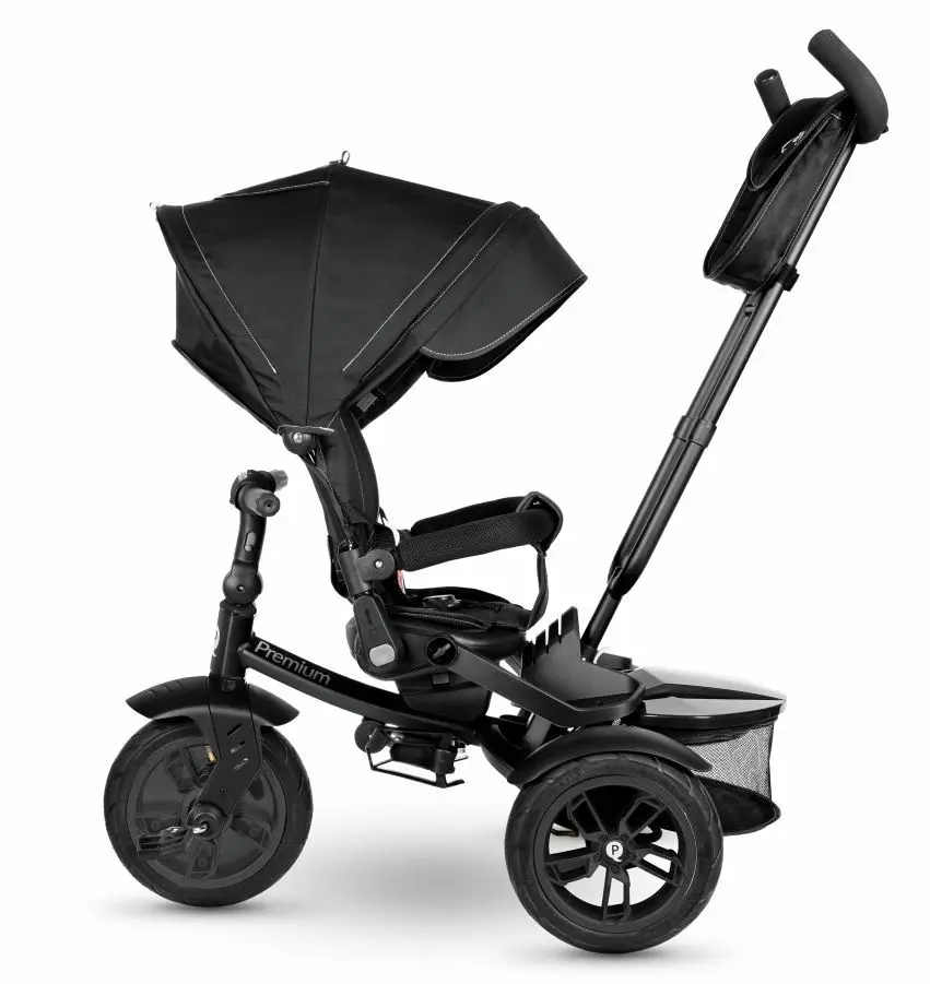 Трехколесный велосипед Qplay Premium (Black) - 7