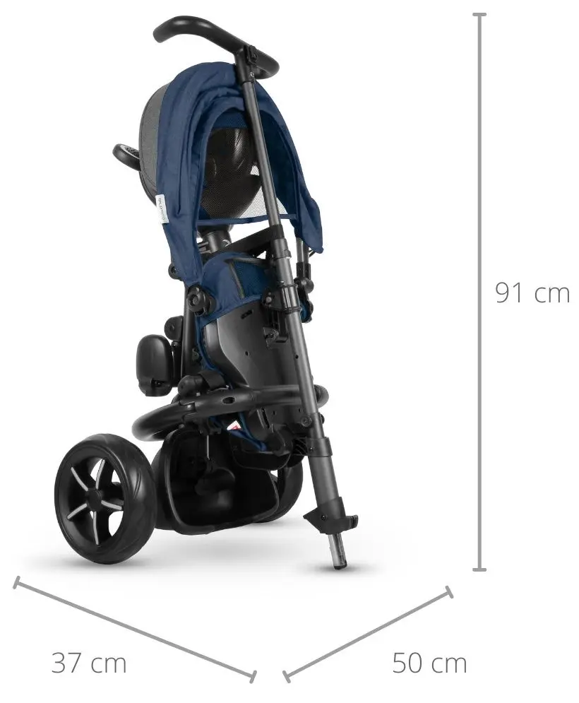 Трехколесный велосипед Qplay Rito Star (Blue) - 10