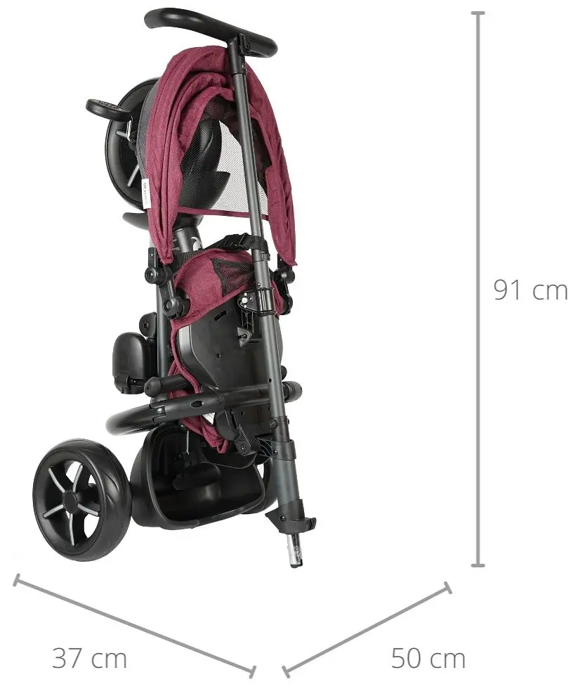 Трехколесный велосипед Qplay Rito Star (Purple) - 10