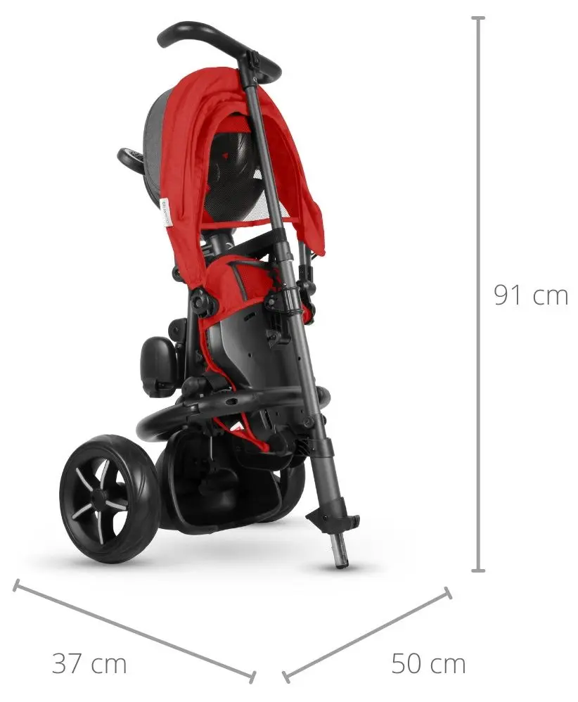 Трехколесный велосипед Qplay Rito Star (Red) - 10