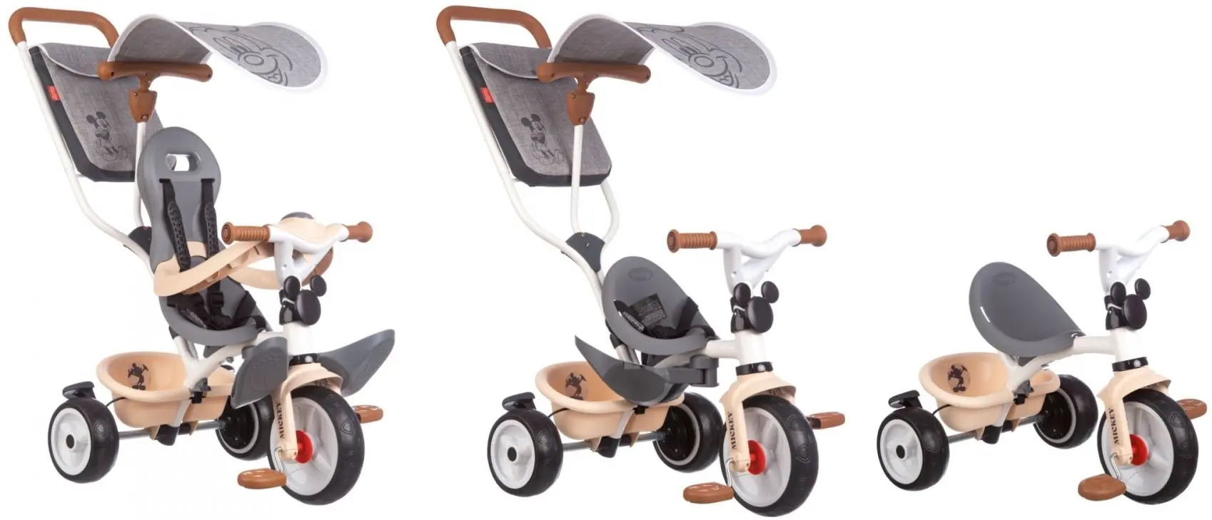 Трехколесный велосипед Smoby Baby Balade Plus (Grey/Cream)