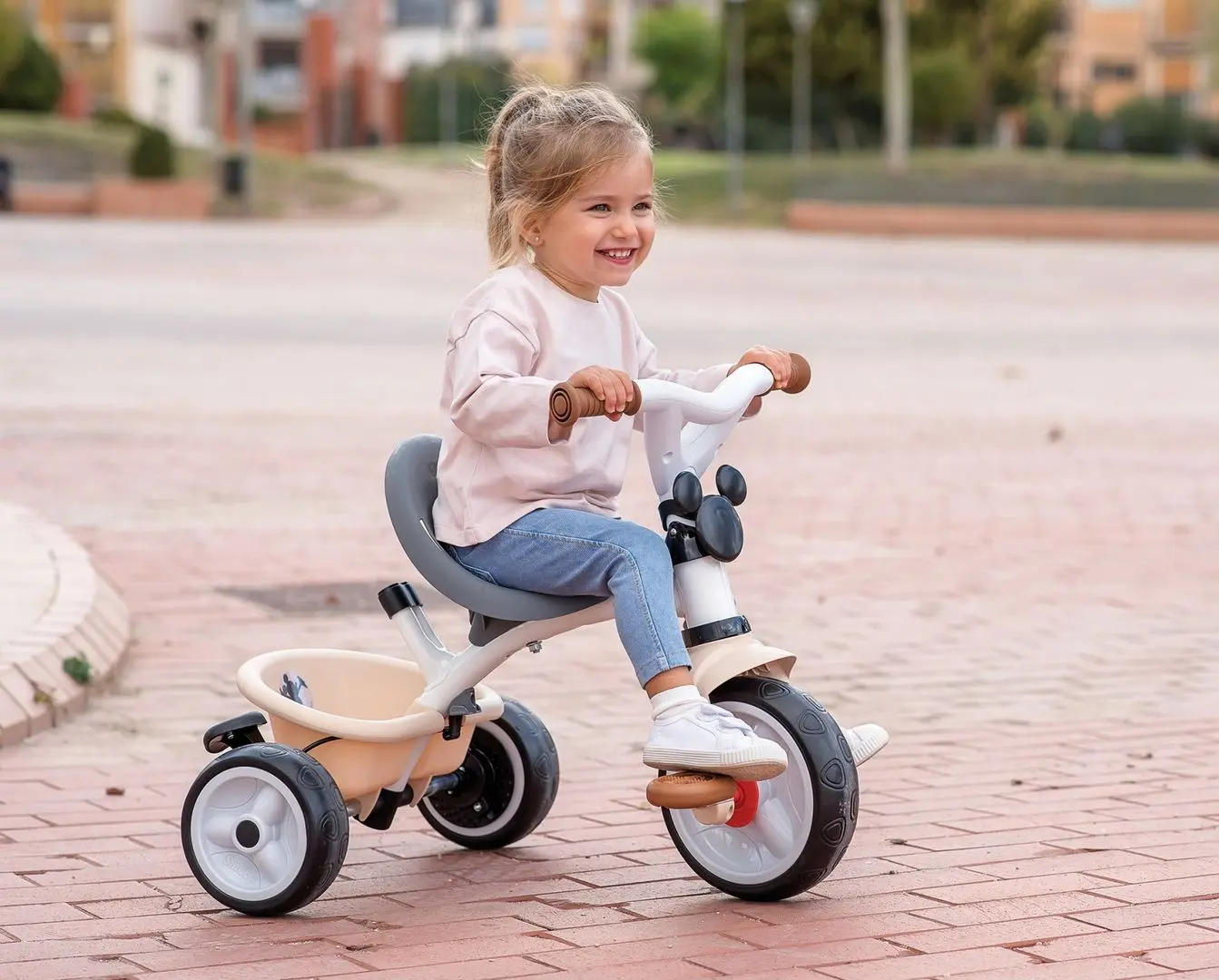Трехколесный велосипед Smoby Baby Balade Plus (Grey/Cream)