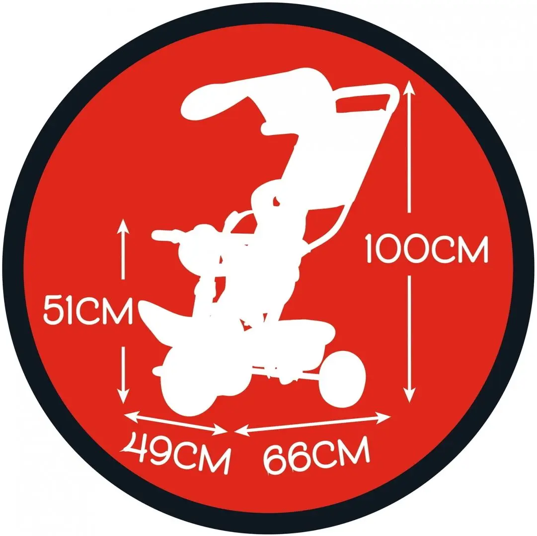 Трехколесный велосипед Smoby Baby Balade Plus (Grey/Cream)