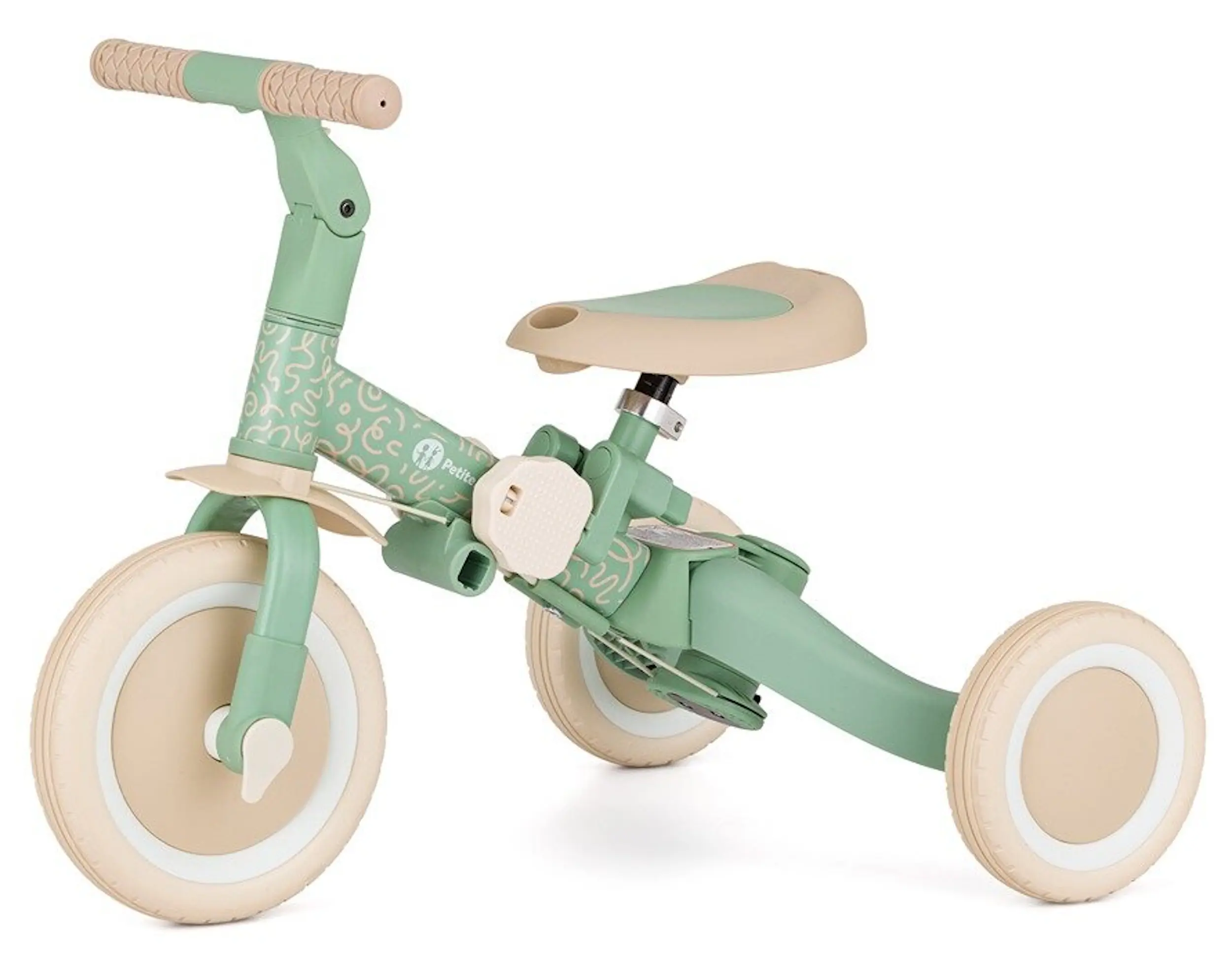 Трехколесный велосипед 5в1 Petite&Mars Turbo Plus (Green Twist) - 2