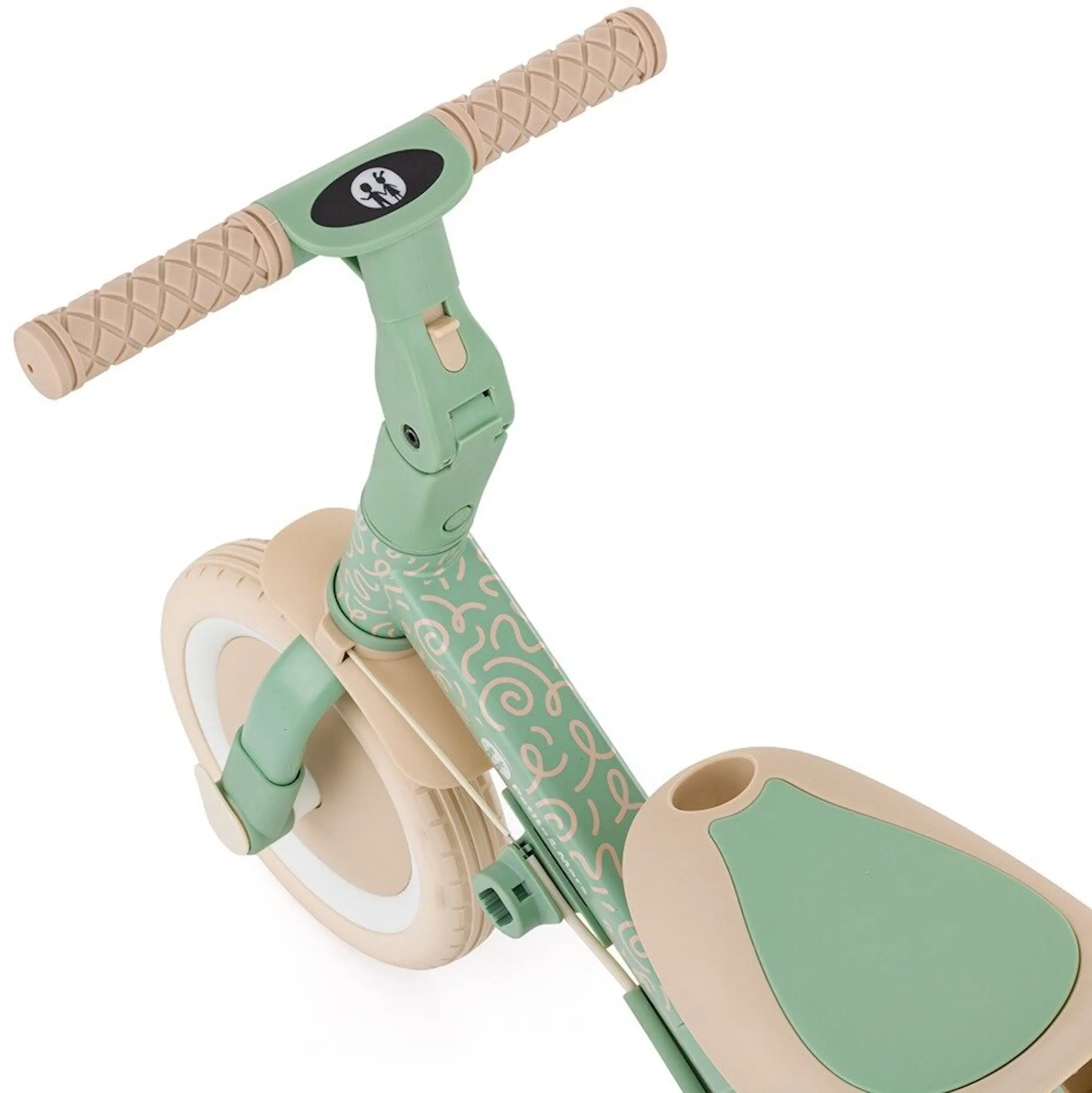 Трехколесный велосипед 5в1 Petite&Mars Turbo Plus (Green Twist) - 6