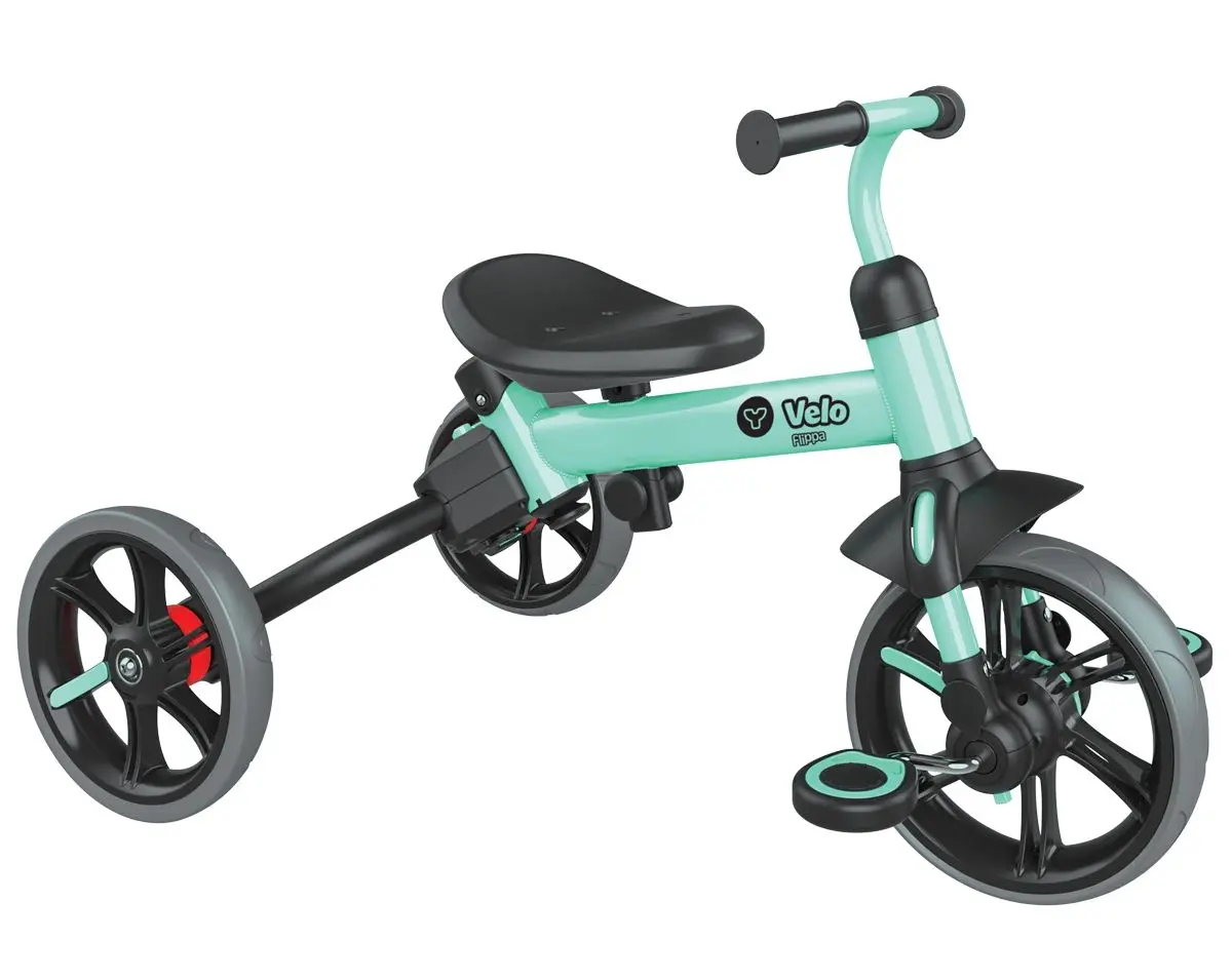 Трехколесный велосипед 4в1 Yvolution Y Velo Flippa (Green/Black) - 2
