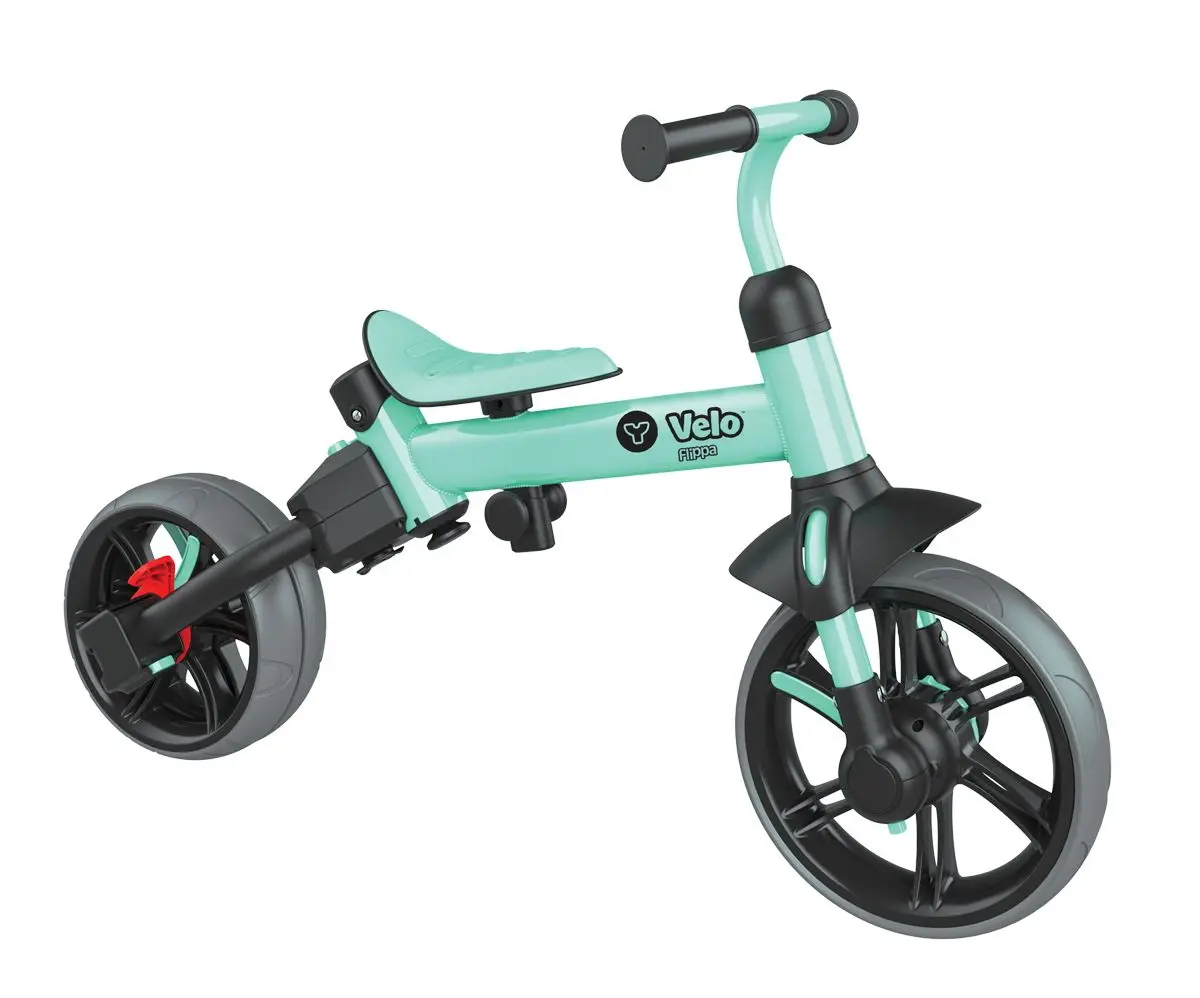 Трехколесный велосипед 4в1 Yvolution Y Velo Flippa (Green/Black) - 3