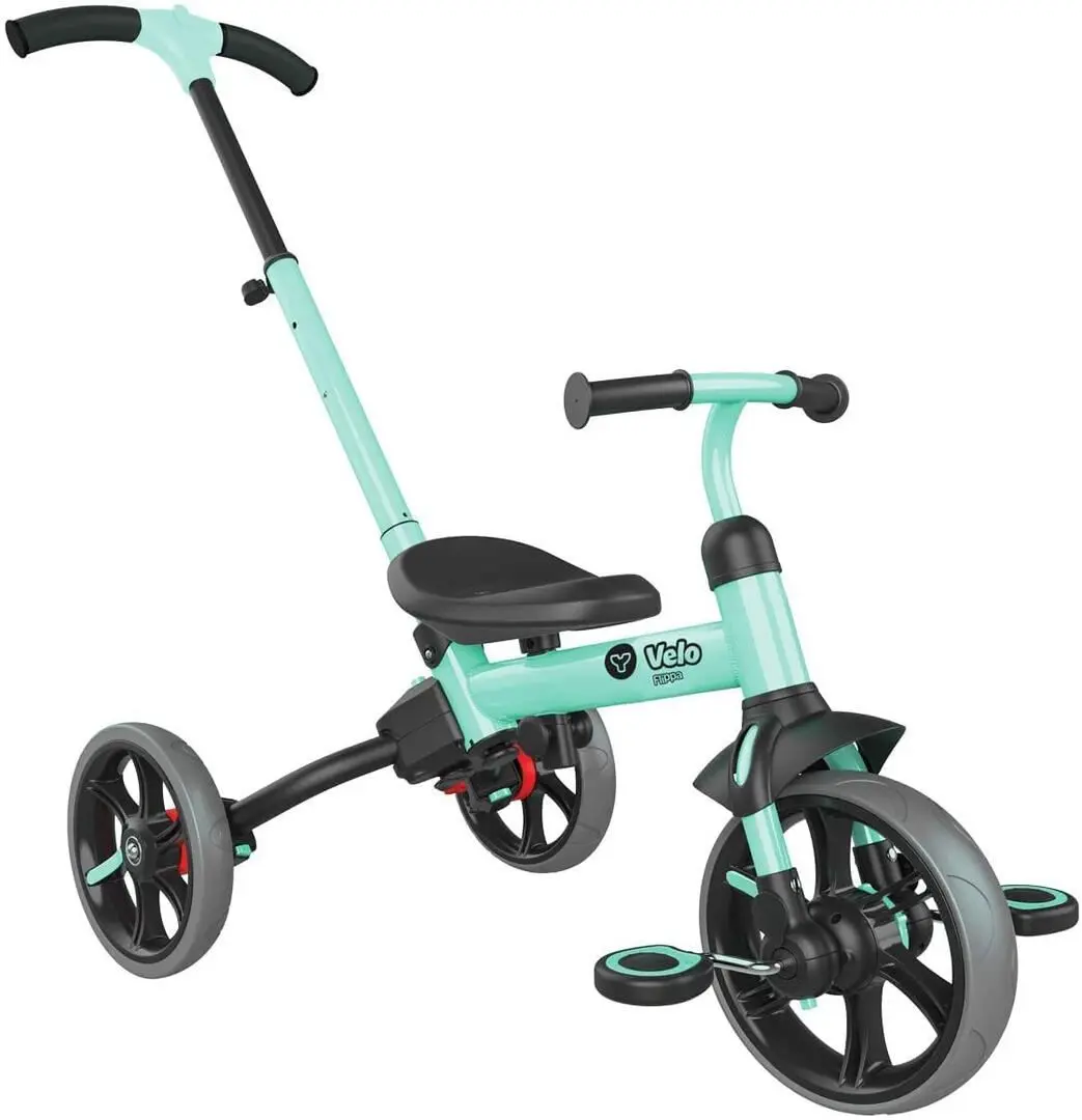 Трехколесный велосипед 4в1 Yvolution Y Velo Flippa (Green/Black)