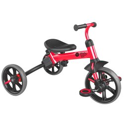 Трехколесный велосипед 4в1 Yvolution Y Velo Flippa (Red/Black) Thumb