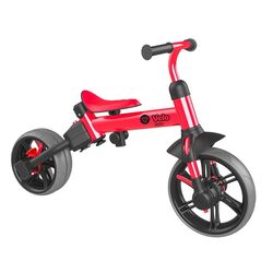 Трехколесный велосипед 4в1 Yvolution Y Velo Flippa (Red/Black) Thumb