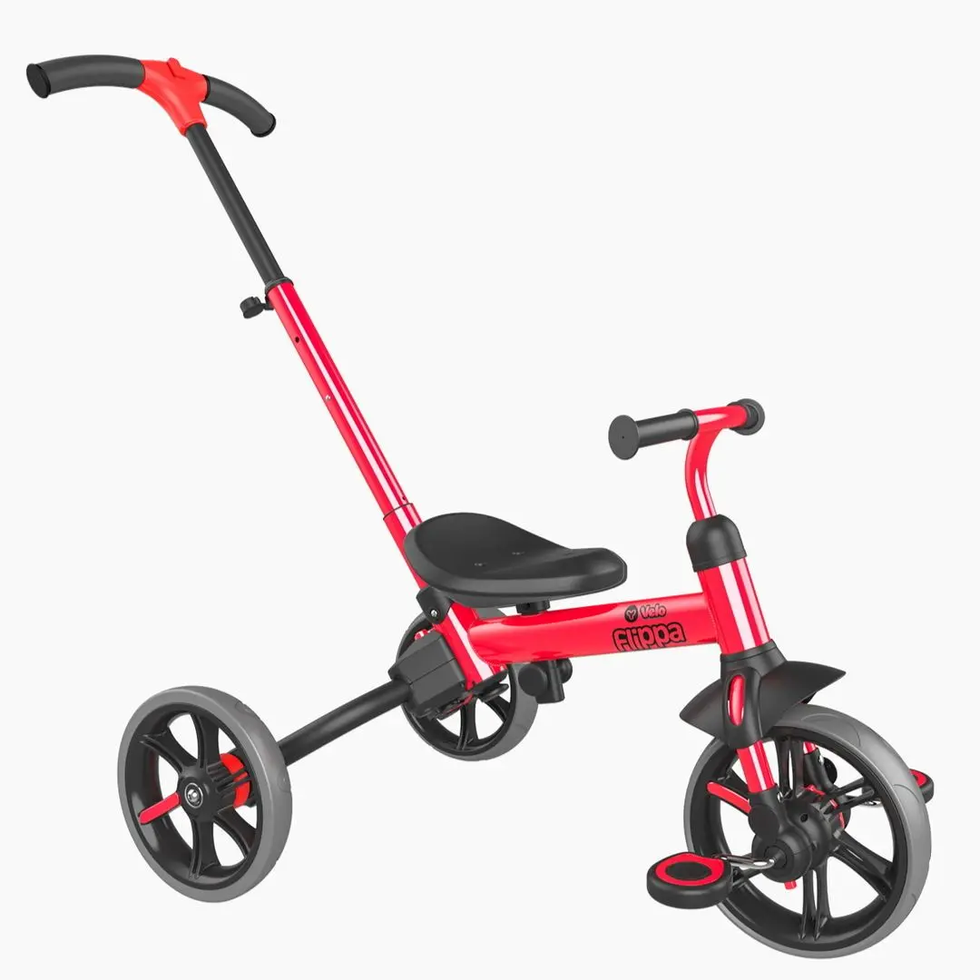 Трехколесный велосипед 4в1 Yvolution Y Velo Flippa (Red/Black)