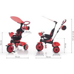 Tricicleta Zopa ZooGo (Yellow/Black) Thumb