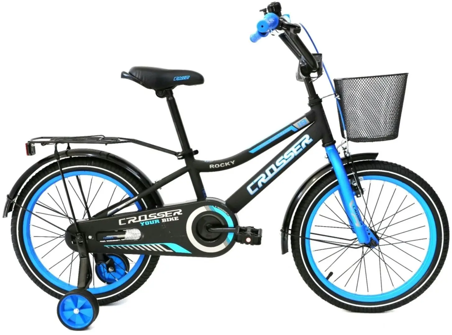 Bicicleta Crosser C13 Rocky 18 (Black/Blue)