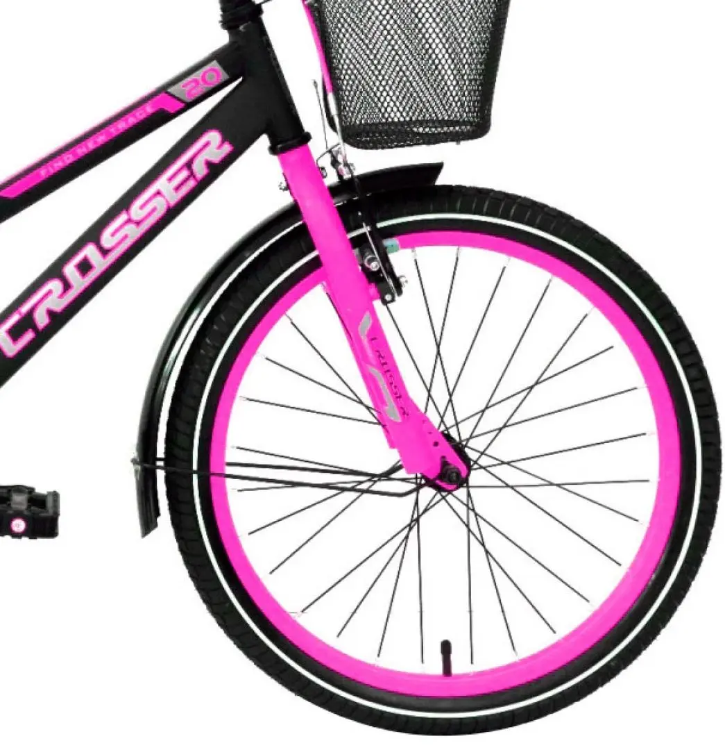 Bicicleta Crosser C13 Rocky 18 (Black/Pink) - 3